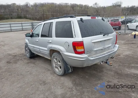 2004 Jeep Grand Cherokee Limited from USA, damaged, VIN 1J4GW58N74C346572